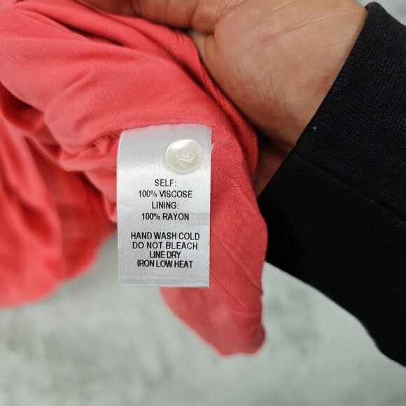 Lulus Dress Womens S Coral Embroidered Flowers Sleeveless A-Line Mini Sundress - Picture 6 of 8